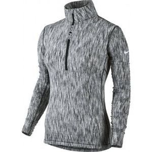 NEW Women's Size Small NIKE PRO Hyperwarm Training Top White/Gray 832052-100